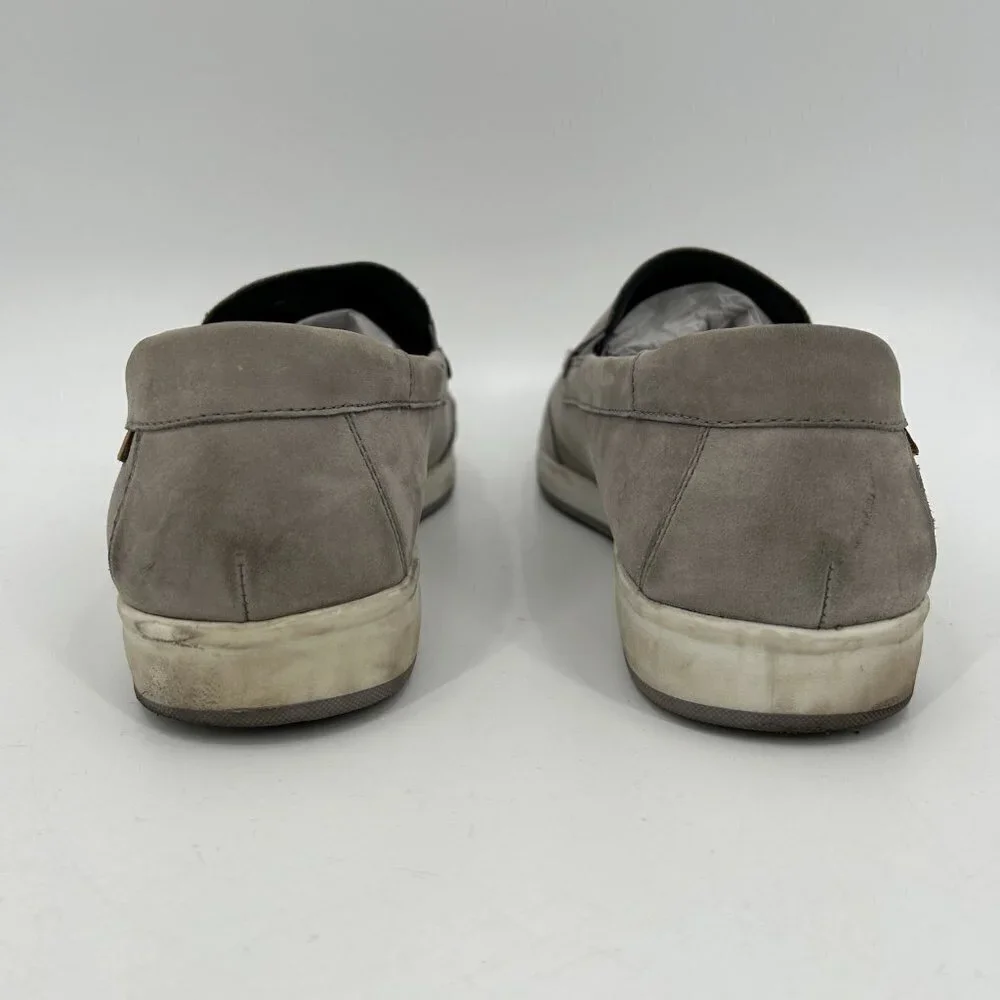 COLE HAAN Men's Gray Suede Slip On Loafer Office Boat Shoes Size 10